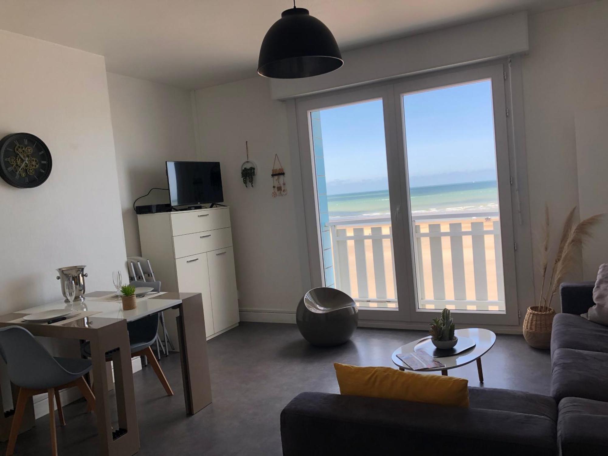 Appartement sur la plage de Malo les bains vue mer Dunkirk Extérieur photo